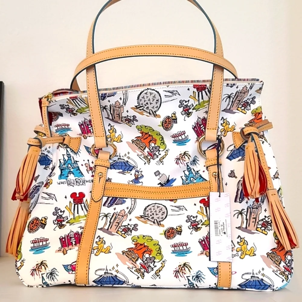 NWT *Rare* Retired Disneyana Walt Disney World Smith Tote